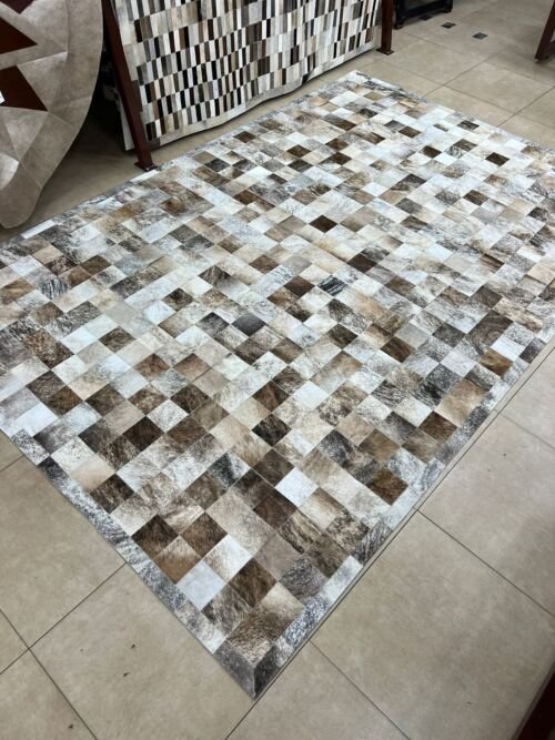 Tapete de Couro 2,0x3,0m Quadriculado (10x10)
