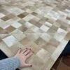 Tapete de Couro 2,5x3,0m - Quadriculado (10x10)