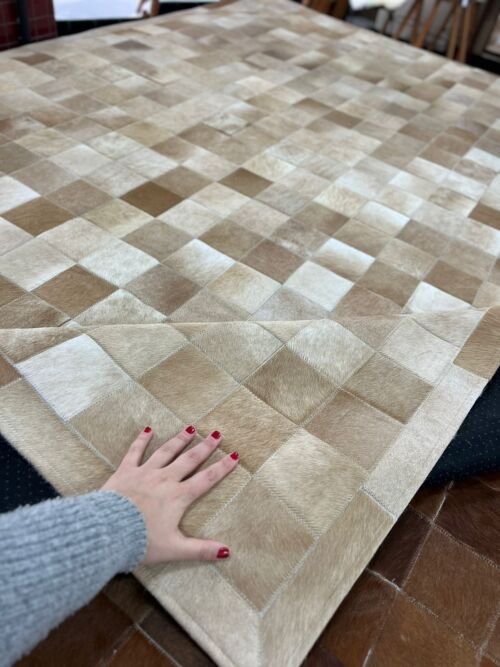 Tapete de Couro 2,0x3,0m - Quadriculado (10x10)