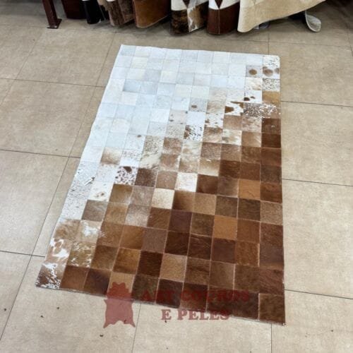 Tapete costurado 1,0×1,5M – Quadriculado (10×10)