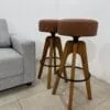 Banqueta Berlim Caramelo - Giratória Sob encomenda