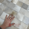 Tapete costurado 2,5x3,0M - Quadriculado (10x10)