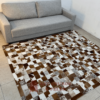 Tapete costurado 2,5x3,0M - Quadriculado (10x10)