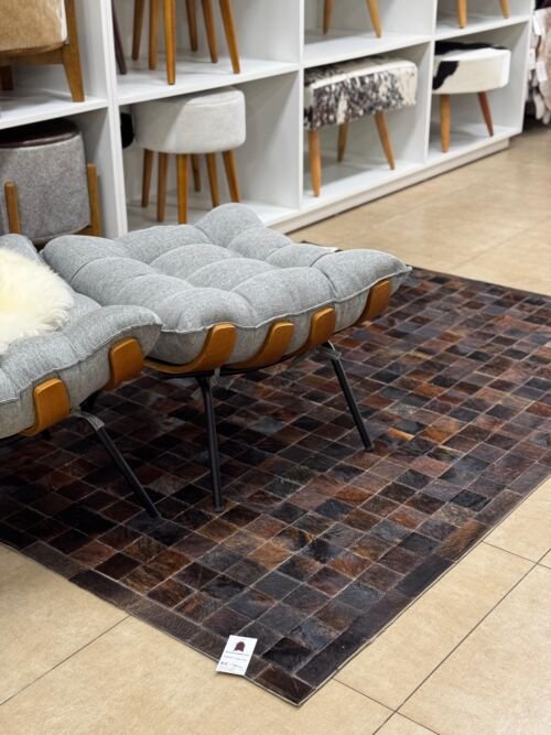 Tapete costurado 1,5x2,0m - Quadriculado (7x7) - Imagem 2