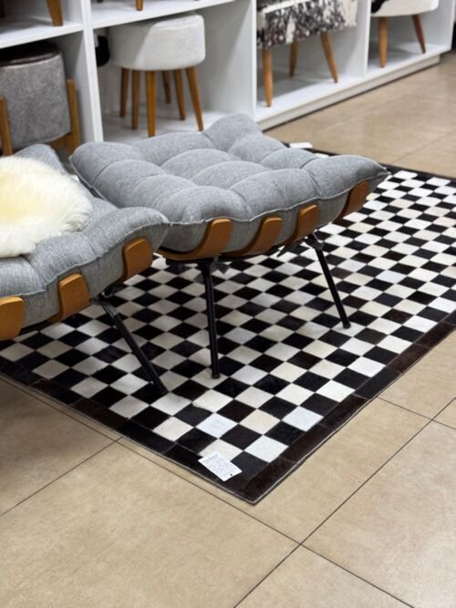 Tapete costurado 1,5x2,0m - Quadriculado (7x7) - Imagem 3