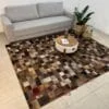 Tapete costurado 2,0x2,5m - Quadriculado (10x10)