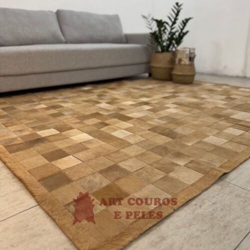 Tapete costurado 2,5x3,0M - Quadriculado (10x10)