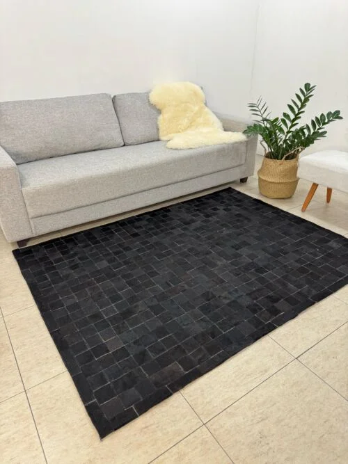 Tapete costurado 1,5x2,0m - Quadriculado (7x7)