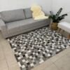 Tapete costurado 1,5x2,0m - Quadriculado (7x7)