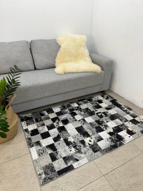 Tapete costurado 1,0×1,5M – Quadriculado (10×10)