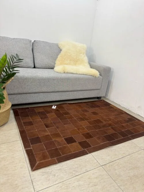 Tapete costurado 1,0×1,5M – Quadriculado (10×10)