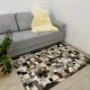 Tapete costurado 1,0×1,5M – Quadriculado (10×10)