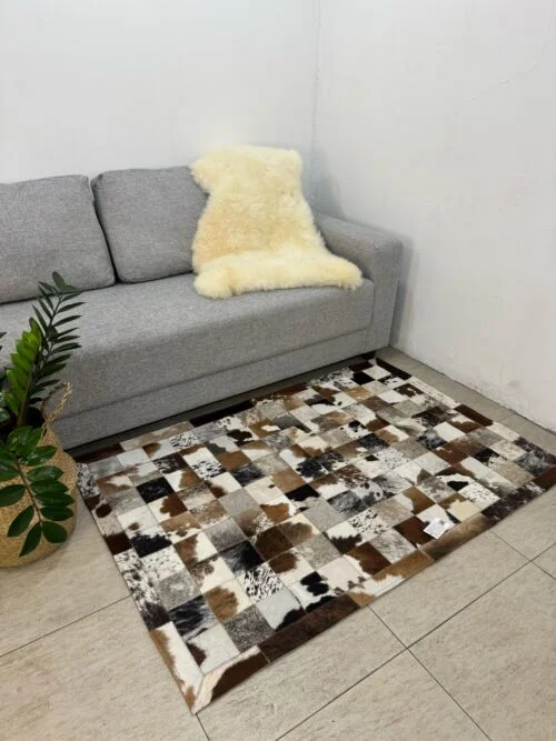 Tapete costurado 1,0×1,5M – Quadriculado (10×10)