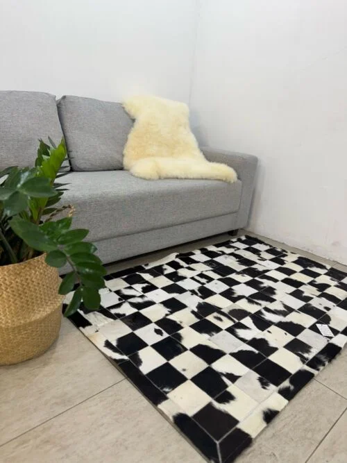 Tapete costurado 1,0×1,5M – Quadriculado (10×10)