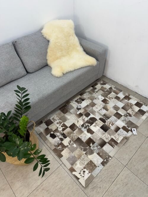 Tapete costurado 1,0×1,5M – Quadriculado (10×10)