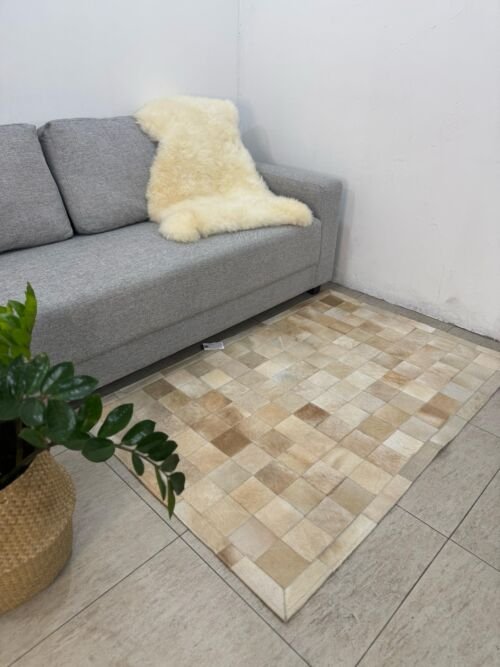 Tapete costurado 1,0×1,5M – Quadriculado (10×10)