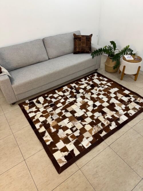 Tapete costurado 1,5×2,0m – Quadriculado (10×10) - Imagem 3