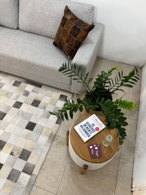 Tapete costurado 1,5×2,0m – Quadriculado (10×10) - Imagem 3