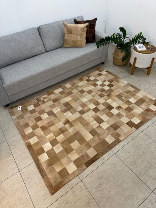 Tapete costurado 1,5×2,0m – Quadriculado (10×10) - Imagem 3