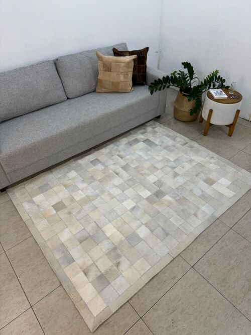 Tapete costurado 1,5×2,0m – Quadriculado (10×10)