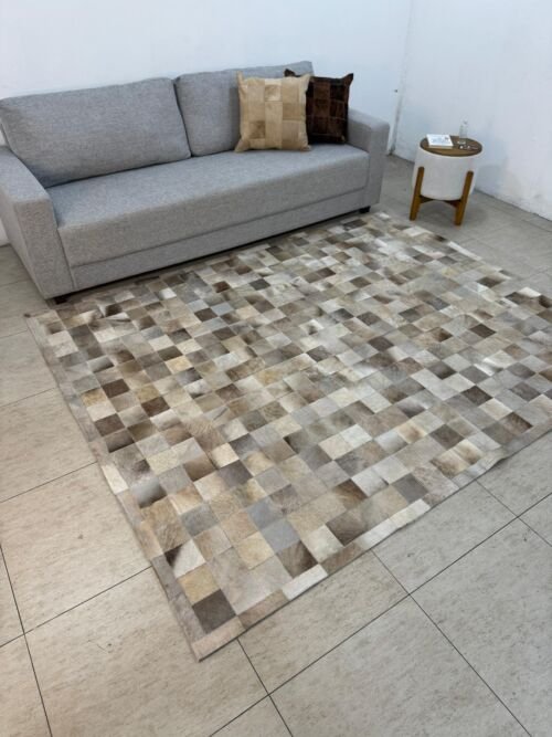 Tapete de Couro 2,0x2,5m Quadriculado (10x10) - Imagem 5