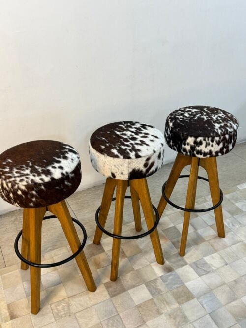 Banqueta Berlim C/Pelo - Giratória