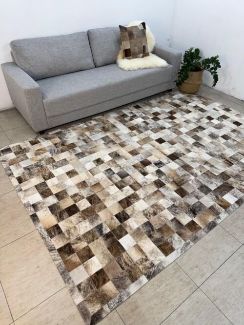 Tapete de Couro 2,0x3,0m - Quadriculado (10x10)